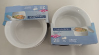 Corningware French White® 16 Oz Round Dish with Plastic Cover