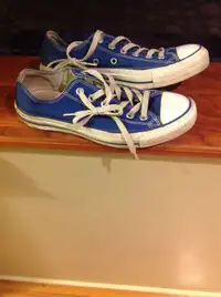 Blue Converse All Star Shoes