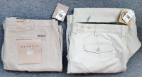 Lot of (2) Pairs Sears 1990s 40"x9" Cotton Shorts; Louisbourg