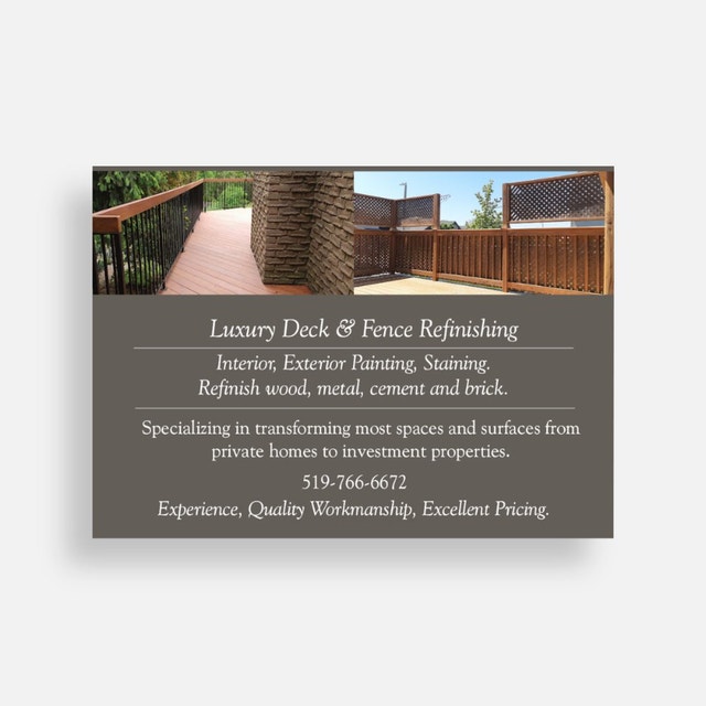 Luxury Deck and Fence Refinishing. Interior, Exterior Painting. Fence, Deck, Railing & Siding