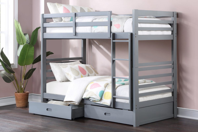 Lord Selkirk Furniture -T2710- Twin / Twin Bink Bed with Drawers in Beds & Mattresses in Winnipeg