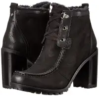 Sam Edelman Women's Madge Leather Winter Boots Black Size 9.5M