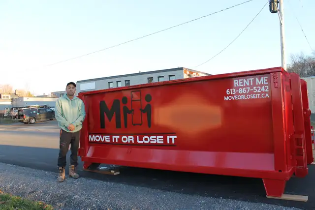 Roll off Dumpster bins for Rent Ottawa 15 yards