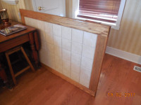 Solid Oak and Tile Top for Coffee table or Island