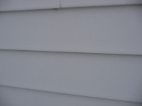 WANTED: white vinyl house siding to match this pattern and size