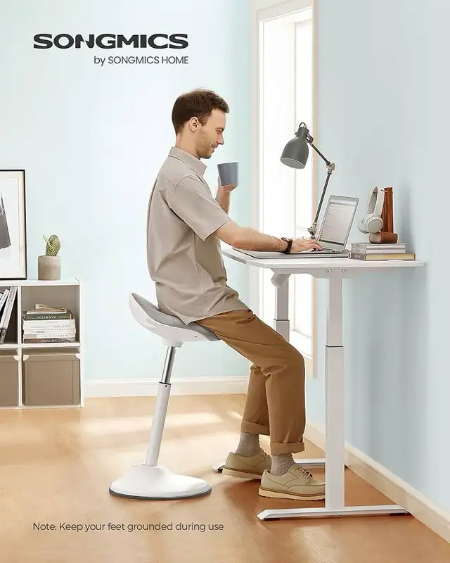  Standing Desk Chair, Adjustable Ergonomic Standing Stool, 23.6- in Chairs & Recliners in Markham / York Region - Image 4