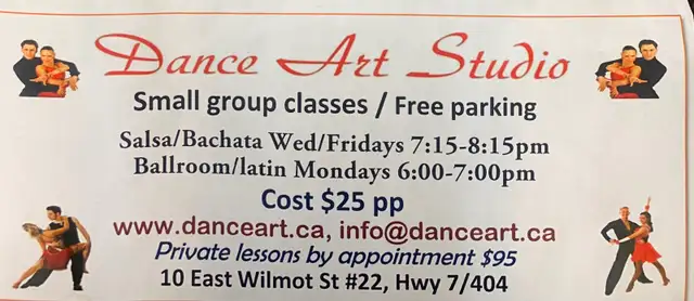 salsa bachata dance lessons group or private studio466871336945602560