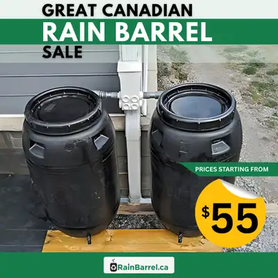 Eco-Conscious Choice: Food-Grade Rain Barrels!, View more