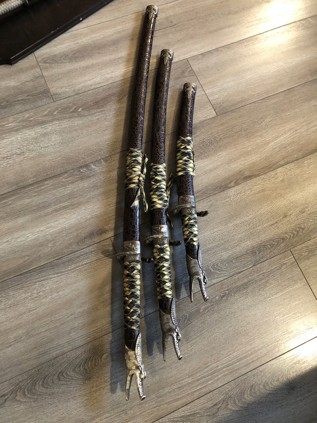 Alligator themed swords in Home Décor & Accents in Belleville