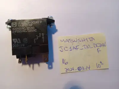 MATSUSHITA JC1AF-TM-DC24V-F Relais 15A 24VDC SPST TOP MOUNT, View more