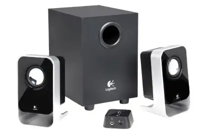 LOGITECH 2.1 STEREO SPEAKER SYSTEM, View more