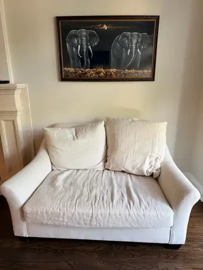 Couch set - love seat and couch , View more