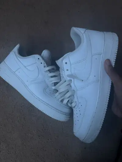 White Nike Air Force 1s Size 10 Men’s , View more