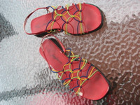 Sandales multicolores