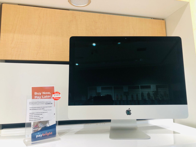 iMac 4K Retina 21” 2019- 6 Months Warranty  for $999 @Experimax in Monitors in Windsor Region