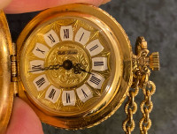 Vintage Belle Luise Swiss pocket watch.