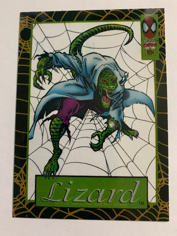 1994 Fleer Marvel Suspended Animation #12 LIZARD Chase Card NM dans Art et objets de collection  à Longueuil/Rive Sud - Image 2