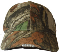 Camo Cap with 5 LED Lights
