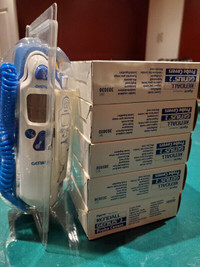 Tyco Digital Thermometer With 5 Boxes of Probe Covers - New