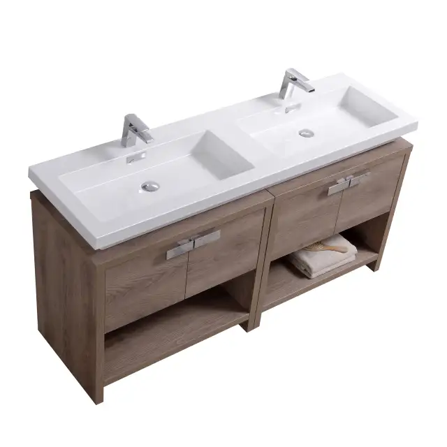 63" Double sink only, Reinforced Acrylic Composite Sink in Cabinets & Countertops in Calgary - Image 3
