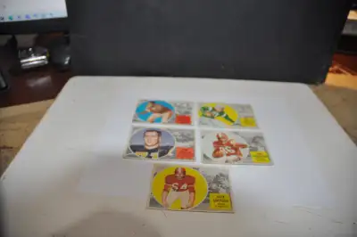 Topps football cards lot of 5 1960 # 20-26-34-45-47 cfl football, View more