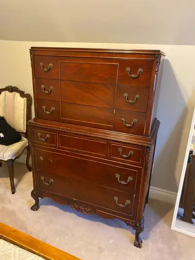 Antique dressers & matching bed, View more