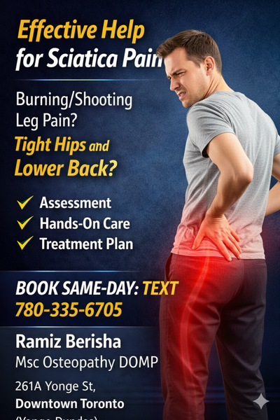 Sciatica / Lower Back Pain Help — Downtown Toronto  Yonge–Dundas, View more