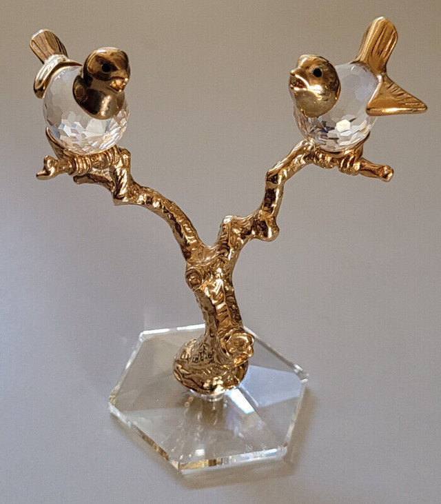 Vintage Rare Crystal Birds on  Brass Tree Branches in Arts & Collectibles in Oshawa / Durham Region - Image 2