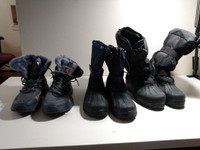 Winter boots 3 pairs
