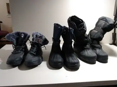 Winter boots 3 pairs, View more