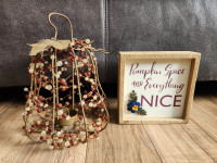 Fall-themed home decoration pieces (selling together)