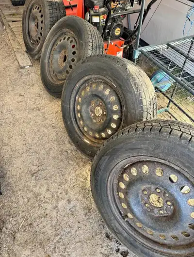 Rims from a Dodge Ram Promaster 5 X 130 spoke pattern