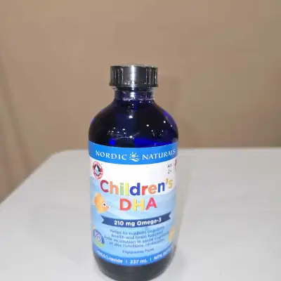 Support your child's cognitive health with Nordic Naturals Children's DHA Omega-3 liquid supplement,...