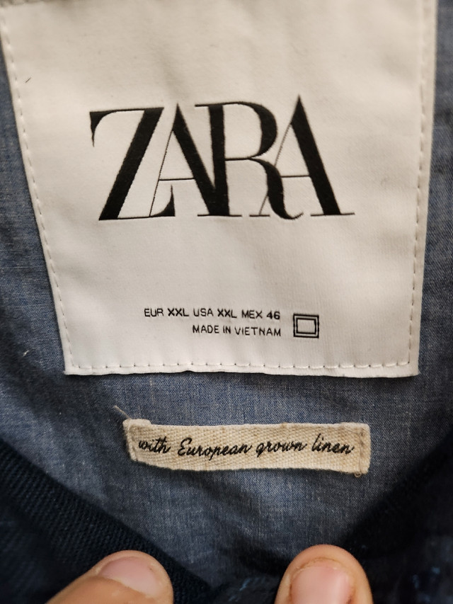 FREE DELIVERY!! Zara bomber men's jacket size XXL $40 in Men's in Calgary - Image 2