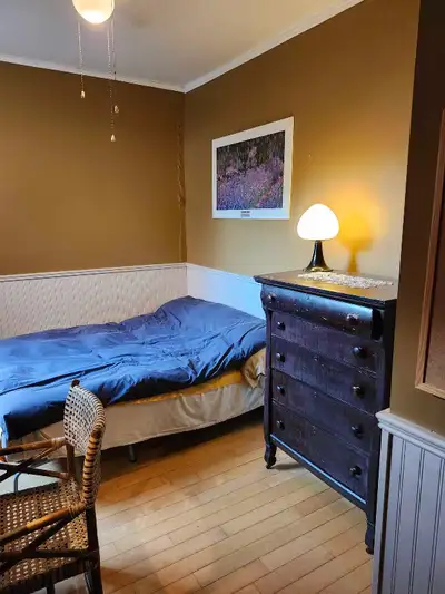 CHAMBRE À LOUER DANS UN GRAND 7 1/2 À NOTRE-DAME-DE-GRÂCE (NDG). ALCOOLIQUE , DROGUÉ ET BS S'ABSTENI...