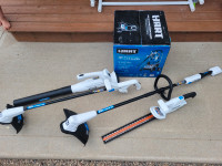 Hart tools. Pressure washer, weedeater, Hedge trimmer, blower