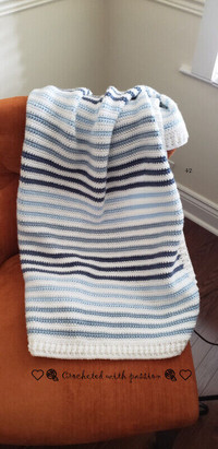 42. Crochet Blanket, Crochet Baby Boy Blanket