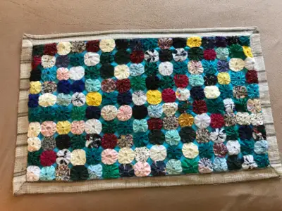 Quilt Sample pattern  Yo Yo  Wall Hanging, View more