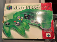 Boxed Nintendo N64 Funtastic Green Console