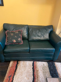Pull Out Couch and matching Love Seat with Ottoman