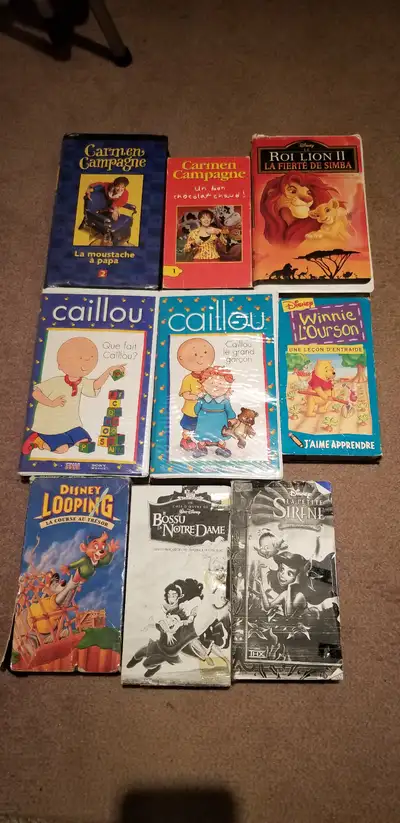 Cassettes VHS pour enfants, View more