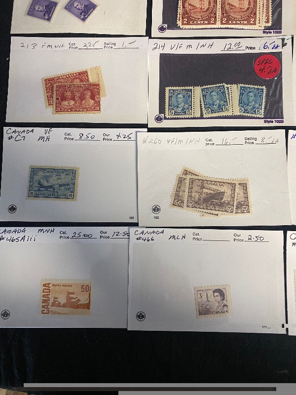 Mint Canadian Collector Stamps Arts & Collectibles Moncton Kijiji