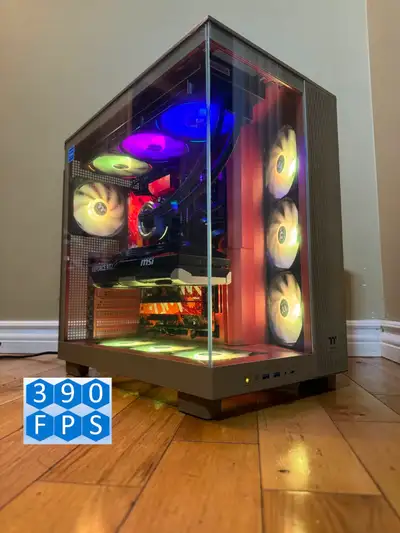 Unique Gravel Sand High End 10 fans PC MFG ready RTX 5060 Ti 16G, View more