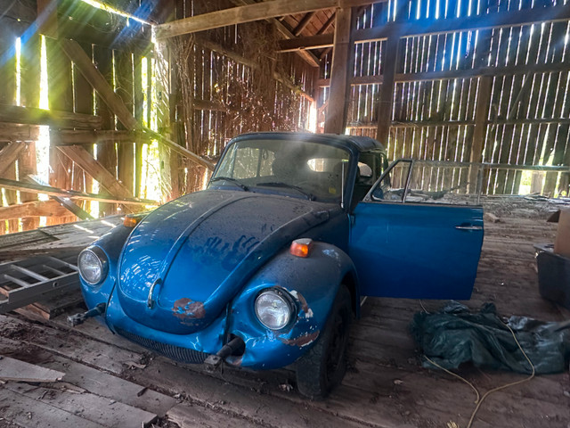 1974 VW Beetle Convertible Project – Solid, Complete, and Ready! in Classic Cars in Ottawa