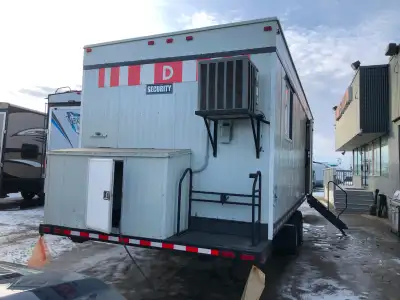 Fully Equipped Mobile Job Shack Available for LONG TERM LEASE OR RENT! Propane Furnace, AC, Washer a...