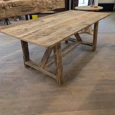Rustic Wood Dining Table, View more