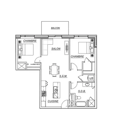 1 room in a  4.5 condo around repentigny