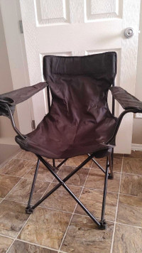 Like New Folding Camping Chair with Carrying Bag