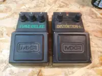 MXR Time Delay et Distortion + vintage pédale pour guitare
