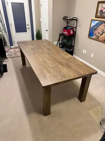 Large Solid Wood Dining Table, View more